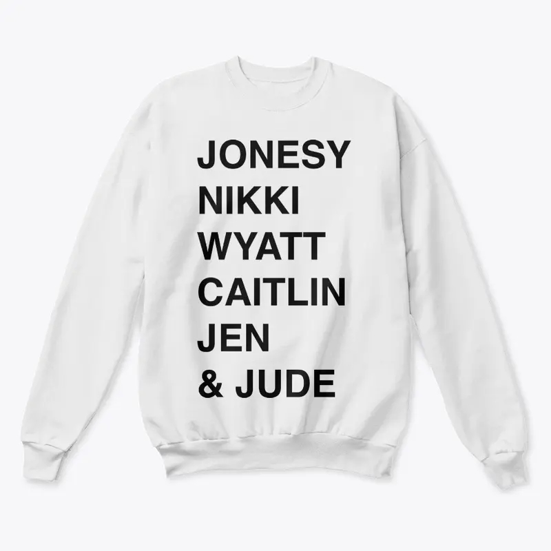 Cast Names (White)